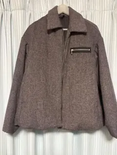 DOOPZ　ルーズスリーブ ウール ジップブルゾン　アウター