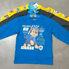 新品 95サイズ パウ・パトロール キッズ 長袖Tシャツ 3枚組 コストコ