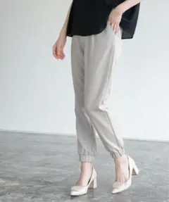 レディース ジョガーパンツ 裾リブ