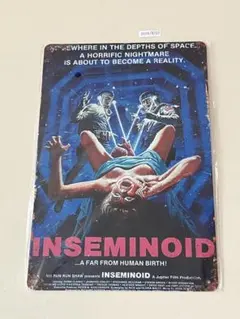 INSEMINOID ブリキ看板