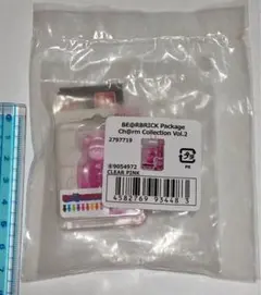 ベアブリックパッケージ　チャームコレクション　Vol.2 クリアピンク　未開封