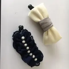 【新品未使用】ヘアアクセ　2個セット　バナナクリップ