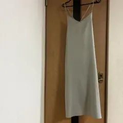 レトロガール　キャミワンピ　緑