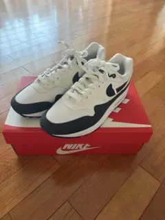 美品 Nike Air Max 1 ナイキ エアマックス1 26.5 箱無 NIKE - 26.5cm 新品 NIKE W AIR MAX 1 蛍光 イエロー 黄 白 灰の