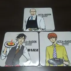 ACCA13区監察課 ACCA×BADON カフェ　コースター
