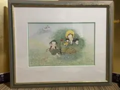 小島功 カッパ 木版画【水ぬるむ】かっぱCM 黄桜 - メルカリ