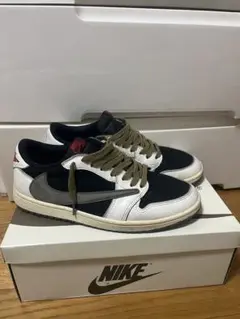 エアジョーダン1 LOW OG SP リバースオリーブ26.5cm 中古美品 エア ジョーダン 1 NIKE AIR JORDAN LOW 553558 092 メンズ