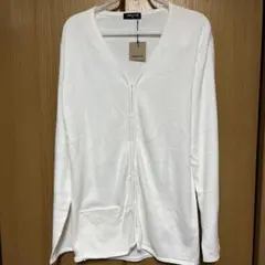 新品　COMME CA ISM ホワイト カーディガン M