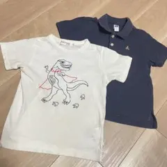 babyGAPポロシャツ BEBE白Tシャツ　2点セット　まとめ売りのサムネイル