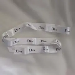Dior ロゴ入りサテンリボン　約139cm