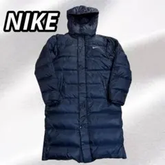 【美品】NIKE ダウンコート メンズ ネイビー M ベンチコート 2wayのサムネイル