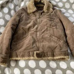 ブラウン コーデュロイ カバーオール