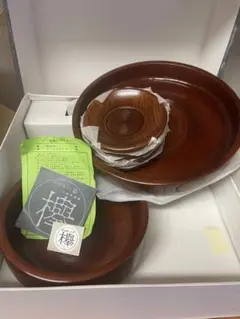 欅　漆器 3点セット 大皿 中皿 小皿