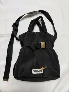 OUTDOOR ベルト付きパデッドトートバッグ Sサイズ