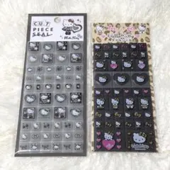 正規品　サンリオ　キティ　タイルシール　2種　カットピース　ブロック