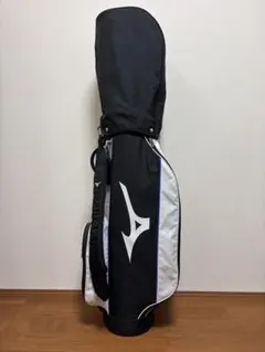 MIZUNO ゴルフ キャディバッグ ブラック ホワイトのサムネイル