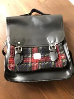 ★ ハリスツイード リュックサック チェック柄　タータンHarris Tweedのサムネイル