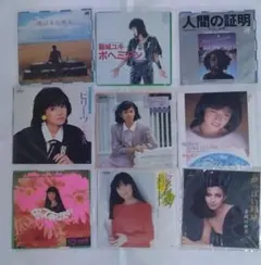 【レコードまとめ売り8】ジャンク扱い　邦楽シングル9枚セット　状態いろいろ
