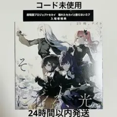 プロジェクトセカイ　特典　ニーゴ　そこに在る、光。　25時、ナイトコードで。
