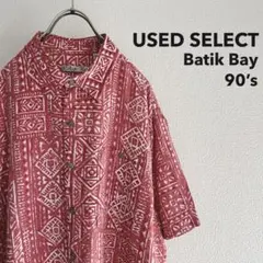 【SALE】1990s “Batik Bay” Design S/S Shirt