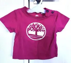 Timberland 赤 Tシャツ 12M （74cm）肩ボタン付きのサムネイル