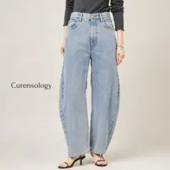 Curensology 〈&RC〉カーヴィーデニムパンツ　38のサムネイル