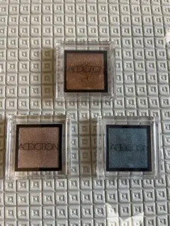 ADDICTION 単色アイシャドウ 3個セット