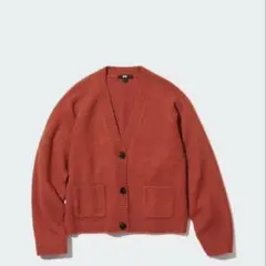 UNIQLO 赤 カーディガン Mサイズ
