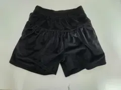 キッズ キュロットスカート ブラック 120cm