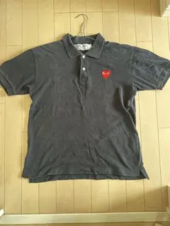 PLAY COMME des GARÇONS ブラックポロシャツ M - メルカリ