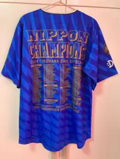 未使用　1998年　横浜ベイスターズ 優勝記念 Tシャツ　シングルステッチ 横浜DeNAベイスターズ 2024日本一 優勝 記念Tシャツ Lサイズ