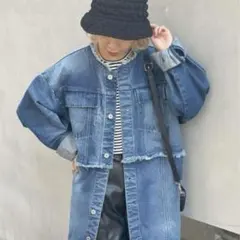 最終値下げCIAOPANIC マルチWAYデニムオーバージャケット 《ブルー》