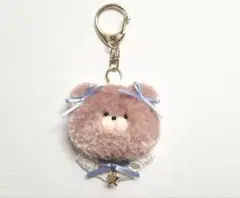 らぶりーぶりぶりくまちゃんチャーム　くまのぬいぐるみ　くまチャーム　ニードル刺繍