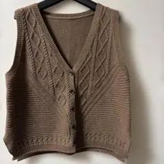 両脇裾スリットありベスト (新品未使用)