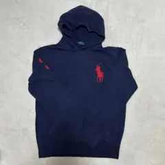 Polo ポロ ラルフ・ローレン ネイビー パーカー M