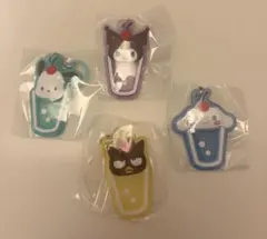 サンリオ クリアクリームソーダチャーム 4個セット