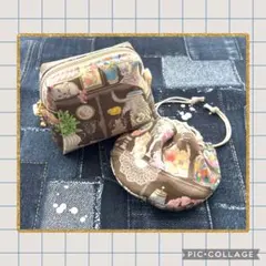 感謝価格 SALE ユキエモン 巾着 小物入れ ハンドメイド - メルカリ