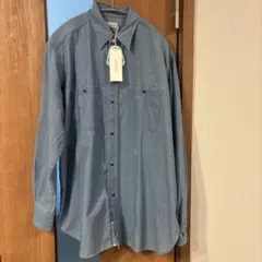 【新品】nanamica デニム　長袖シャツ　Sサイズのサムネイル