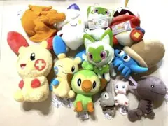 ポケモンぬいぐるみ12点セット紙タグ付きまとめ売り
