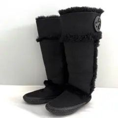 トリーバーチ ロング ムートンブーツ ブラック 23cm程度