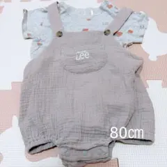 Buddy Lee ロンパース・カバーオールセット　80㎝