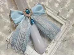 キンブレリボン　ペンラリボン　青・水色