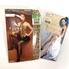 Tuche M-L ヌードベージュ ストッキング 2枚セットM143