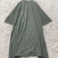 COLONY 2139 M パイピング カフタン ワンピース グリーン 美品