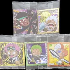 ワンピース シールウエハース LOG11 ルフィ ギア5 ティーチ ゾロ コビー