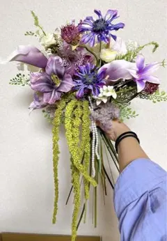 アーティフィシャルフラワーブーケ　結婚式