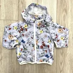 petit main 花柄ジャケット フード付き　90cm