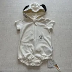 【新品タグ付き】GELATO PIQUE/スヌーピーロンパース 80-90cm