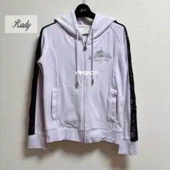 Rady　サイドレースミニティアラ　パーカー　S　薄紫　ルームウェア　部屋着