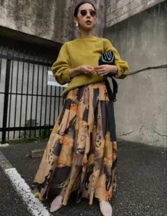 ☆Ameri VINTAGE☆ SHEER CHECK longskirt - メルカリ